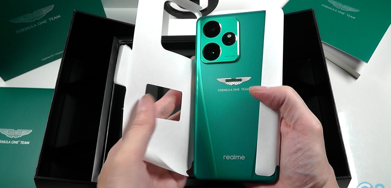 Realme GT7 in der Aston Martin, bzw. Dream Edition