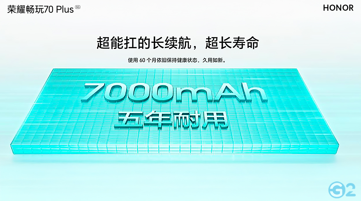 Honor Play 70 Plus mit einem 7.000 mAh starken Akku