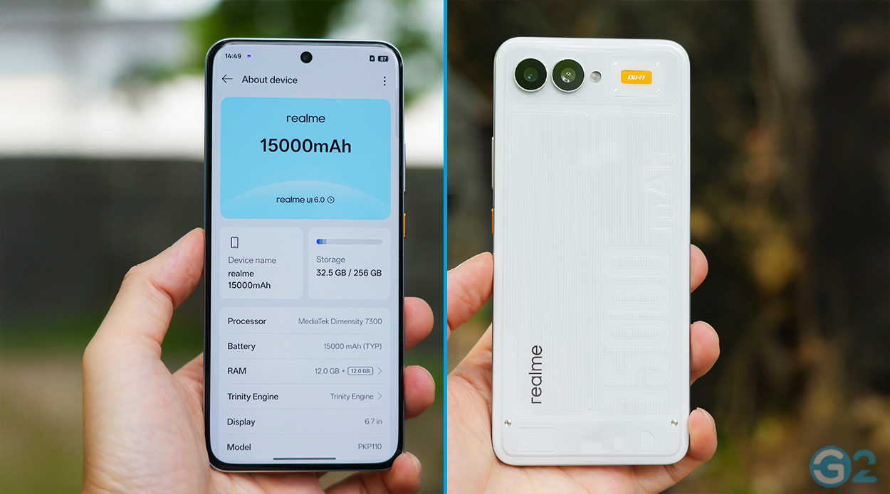 Realme-Prototyp mit 15.000 mAh starkem Akku