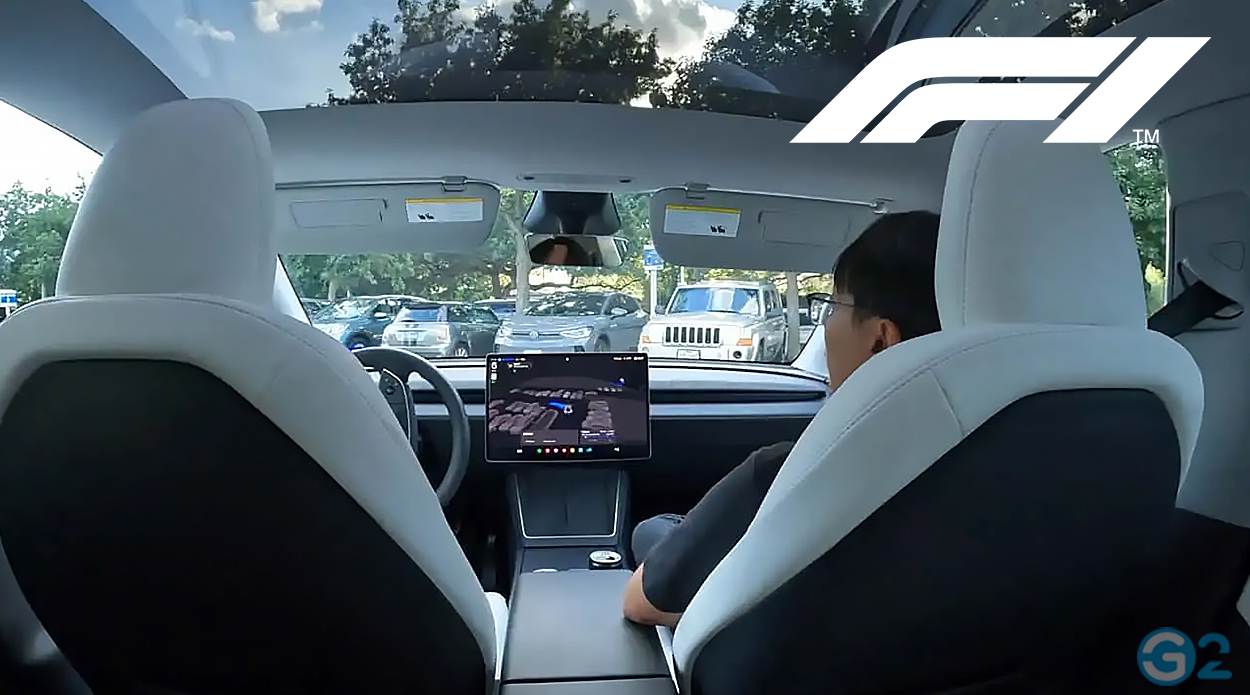 Das Tesla Robotaxi in Austin Texas im Endlosmodus