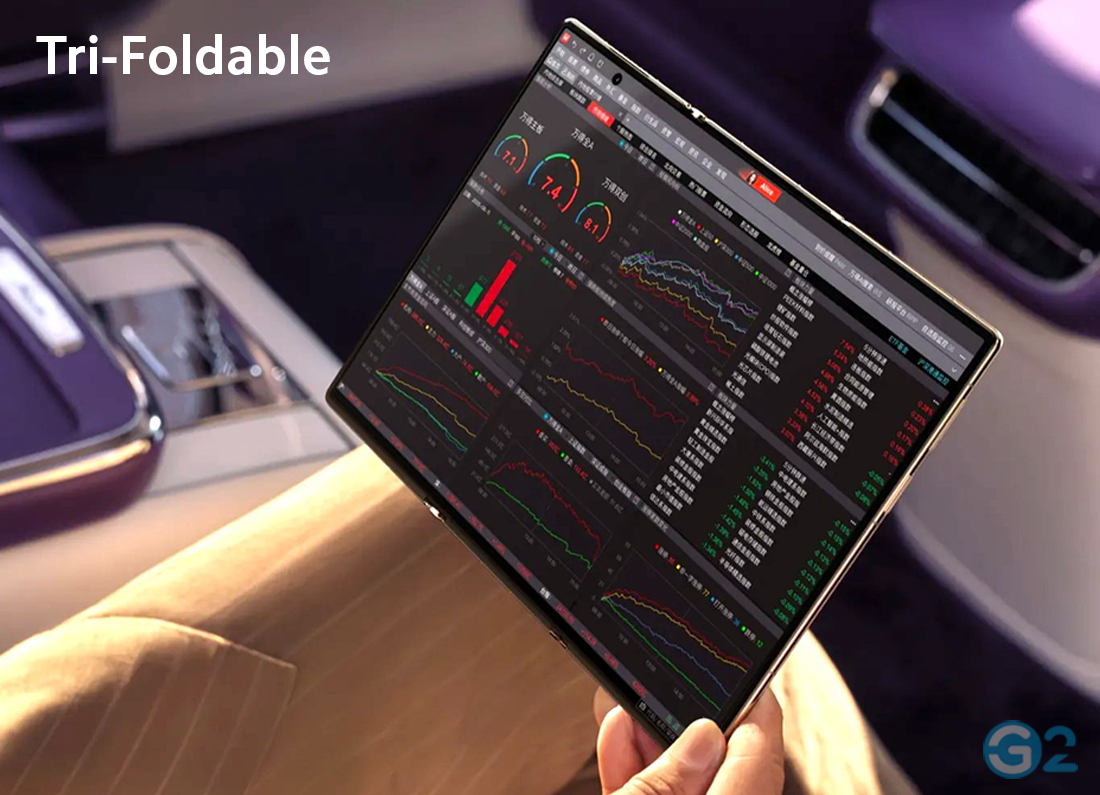 Huawei hat bereits 2 Tri-Foldables am Strat. Das Samsung Galaxy G Fold lässt noch auf sich warten.